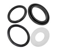 Lifter Bell, Basin, Flush Pipe and Drain Elbow Seal Kit - 4 Pack Compatible with GEBERIT 816.418.00.1 240.282.00.1 362.771.00.1 387.282.00.1