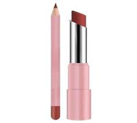Lifter Glaze Oil Balm, Lip Gloss, Lip Balm Lipstick, 2in1 Set Lips Liner With Non-stick Cup Long-Lasting Waterproof Matte Lipsticks Set, Moisturizing Shine, Clear Crave, Daily For Women Girl