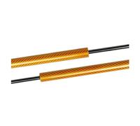 Lifter Hood Support Gas Strut For SEAT For Leon MK2 1P 2005-2012 Front Bonnet Hood Modify Gas Struts Carbon Fiber Spring Damper Lift Support Absorber Dampers(Yellow carbon fiber)