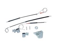 Lifter Parts Car Accessories Window Regulator Repair Kit Front Left Or Right Door for VW for Polo 9N Saloon 3 Door 2001-2009(Front Right)
