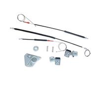 Lifter Parts Car Accessories Window Regulator Repair Kit Front Left Or Right Door for VW for Polo 9N Saloon 3 Door 2001-2009(Front Left)