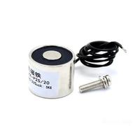 Lifting 5KG 50N 25/20 Mini Electromagnet DC 6V 12V 24V 36V Solenoid Strong Sucker Holding Electro Magnet(12V)