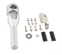 Lifting Assist Pull Rod for R1200GS, For Durable Aluminum Alloy Motorcycle Tool with Wear-Resistant Design, For Easy to Install and Fold Under Full Load(Silver)