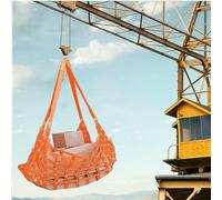 Lifting Cargo Net, Flat Nylon Sling Hoisting Net, Bungee Cargo Net, Heavy Duty Lifting Bag, Load Capacity 0.3-3.5 Ton