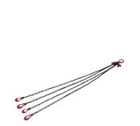 Lifting Chain Sling Adjustable for Mines Ports Buildings Working 2 Meter 1 Tons 6mm Lifting Chain for Crane Lifting Chain Sling