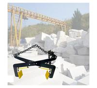 Lifting Clamp Granite Slab Lifting Clamp Adjustable Range for Carrying and Vertical Transport with Rubber Ch Black(26inch)