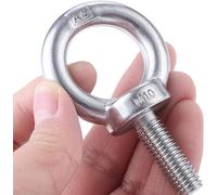 lifting eye bolt nut Lifting Eye Nut Bolt 3 Pcs Nuts M3 M4 M5 M6 M8 M10 M12 Screw 304 Stainless Steel Eyebolt Ring durable