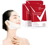Lifting & Firming Face Mask 15 Pack - V-Shape Snug Fit with Peptide & Protein, Anti-Sagging for Jawline and Cheeks, Intense Moisturising, Revitalising Treatment for Women & Men Skincare Gift Set