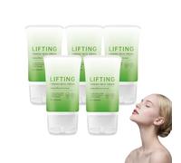 Lifting Firming Neck Cream with Roller - Tighten and Lift Cream for Neck, Chest & Face, Age Defying Firming Cream for Women and Men, Crema Reafirmante para el Cuello, Deep Moisturizing (5 PCS)