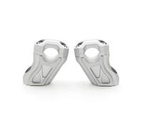 Lifting Handlebar Clamp For R Nine T For Rninet R9t Motorcycle Handlebar Riser Mount Extension Clamps 2014-2023 2016 2017 2018 2019 2020 Hand Bars Rising Mount(Silver)