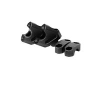 Lifting Handlebar Motorcycle For Suzuki For Vstrom 650 7/8" 22mm Handle Bar Riser Handlebar Heightened Clamp Back Move Mount Adapter Riser Bar Clamp(Zwart)