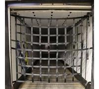 Lifting Hoisting Net - Netting Hammock Cargo Mesh Cover, Tear Resistant Cargo Lifting Bag, Elastic Truck Bed Safety Net, Stretchable Elastic Load Cargo Securing Net(2 X 2M/Mesh 15cm/Load 2t)