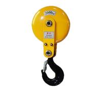 Lifting Hook For Crane Hoist European Wire Rope Electric Strap With Tongue Prevent The From Falling Off(2000kg 1T)