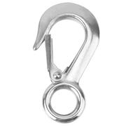 Lifting Hook Stainless Steel Silver Heavy Duty Cargo Hook for Rope