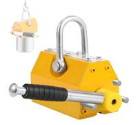 Lifting Magnet, Heavy Duty Permanent Magnetic Lifter with Release, 100/200/400/600kg Pulling Capacity for Hoist, Crane, Block, Shop Applications