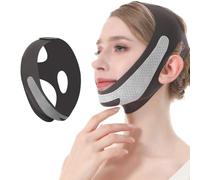 - Lifting Mask for Face and Double Chin Reducer, Reusable Adjustable Chin Strap for Sleeping Anti-Snoring Anti-Sagging Jawline Sculpting Face Slimming Belt for Women Men (P)