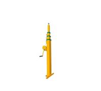 Lifting Mast 3/4/5/6/7/8/9 Meters,Hand Cranked Lifting Pole, Manual Telescopic Mechanical Winch Hand Crank Telescopic Mast(3M)