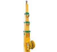 Lifting Mast 3-9meters Hand Telescopic Tower Communication Monitoring Bar Light Pole Crane Lighthouse LightingLighthouse Lighting Outdoor Lighting Lifting Pole(3 Meters Hand Lift)