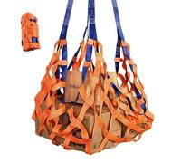 Lifting Net Straps, Cargo Lifting Sling Nets, Webbing Net Cargo Securing Net, Flat Polyester Sling Lifting Net, Safety Lifting Hanging Net, Load 0.3-3.5Ton(1 X 1M/Mesh 10cm/Load 300KG)