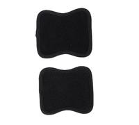 Lifting Pads Durable Comfortable Non Slip Hand Grip Pads for Weightlifting Gym Portable 1 Pair Black 11x12cm