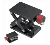 Lifting Platform, Machinery Adjustment Platform, Manual Control Lab Jack Stand Loading, Aluminium Lift Table Maximum Upgrade Height 55Mm, Strong Stabili and Precis