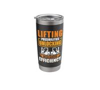 Lifting Possibilities Unlocking - Forklift Stainless Steel Insulated Tumbler