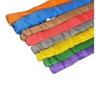 Lifting Round Slings Polyester Endless Lifting Strop 1 Ton to 10 Ton (Yellow (3 Tonne SWL), 2.5M EWL (5M CIRC))