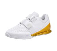 Lifting Shoes,Powerlifting and Bodybuilding Shoes,Unisex Fitness Shoe,Ankle Support,Lightweight and Strong,Suitable for Jogging,Camping,Hiking,Motorcycles Touring,Roping White