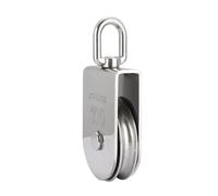 Lifting Single Pulley 304 Stainless Steel Heavy Duty Swivel Lifting Rope Pulley Block 100mm Pulley Hoists Roller