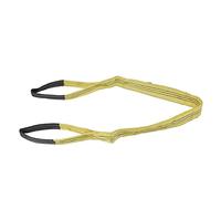 Lifting Sling Heavy Duty 3 Ton Capacity PES Webbing Strap for Construction Transportation Industrial Use Yellow 75mm Width (6m)