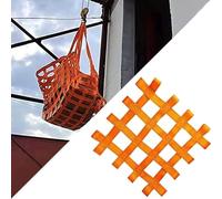 Lifting Sling, Net Belt - Flat Nylon Sling For Mobile Traction Equipment For Construction Rigging(3X3M/Mesh 10cm/Load 2.5t)