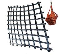 Lifting Sling Net - Lifting Cargo Nets, Hanging Lifting Bags, Luggage Carrier Net, Stretchable Elastic Bike Load Cargo Securing Net, Bungee Net, World Sports Skip Net, Black
