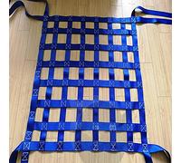 Lifting Sling Net, Nylon Webbing Cargo Strop Nets, Climbing Ladder, 1 Ton Load Capacity Useful for Loading and Unloading Goods, Heavy-Duty Lashings(4x4m)