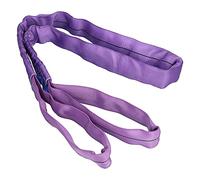 Lifting Sling Soft Hoist Webbing 1T PES Strap, Heavy Duty Lifting Sling with Thickened Ends, One Piece Woven Purple Webbing for Construction Transportation Machinery (3m)