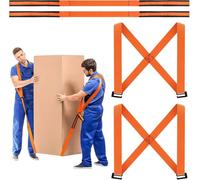 Lifting Straps for Movers,2 Pcs Anti-Slip Moving Straps Carrying,2-Person Shoulder Strap,MovingComfortable Shoulder Heavy Object Moving,Load 100Kg for Heavy Objects,Goods, Furniture