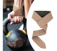 Lifting Straps for Weightlifting, 1 Pcs Leather Wrist Straps with Soft Padded Cushion for Gym, Powerlifting, Strength Training & Fitness - Men & Women