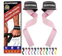 Lifting Straps Wrist Straps for Weightlifting Gym Straps Weight Lifting Deadlift Workout Women Men Dumbbell Straps for Hand RDL Strap Exercise Straps Dead Lift Cotton Neoprene Padded Zeus Power