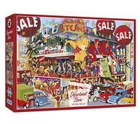 Lifting the Lid - Department Store | 1000 Piece Jigsaw Puzzle | Crazy Cartoon Puzzle | Sustainable Puzzle for Adults | Premium 100% Recycled Board | Great Gift for Adults | Gibsons Games