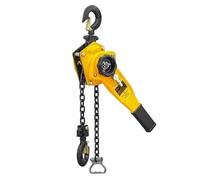 Lifting Tool 0.75/1T Manual Manganese Steel Hook Wire Manual Traction Hoisting Tool Lever Small Hand Chain Manual Traction Hoist 3M engine crane(1.5M,750KG)