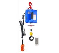 Lifting Tool 100-500kg Household Small Lifting Micro Electric Hoist For Home Decoration, Production Workshop, Portable Crane engine crane(Upgrade the remote,100 Kg)