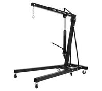 Lifting Tool 2 Ton Folding Engine Hoist Crane Hoist Lift Heavy Duty Carbon Steel With 6 Iron Caster Wheels Electric Hoists