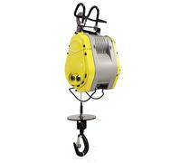 Lifting Tool Brushless Variable-frequency Small Diamond Electric Hoist 220V Adjustable Speed Lifting Hoist Wire Rope Fast Hoist engine crane(500kg SKU13)