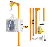 Lifting tool for outdoor installation of air conditioning systems, stainless steel, foldable crane bracket, lifting crane for air conditioning systems with special suspen