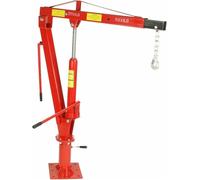 Lifting Tool Hoist with Hook 2000 LBS Swivel Base Hydraulic Engine Hoist Foldable Davit Crane Fits Pickup Truck With Removable Base