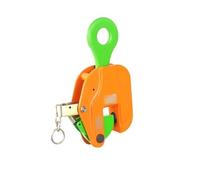 Lifting Tool Vertical Plate Clamp with Lock Hoist Hook Chain Industrial Metal Lifting Equipment, for Welding and Building Adjustable(2T)