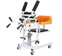Lifting Transfer Chair for Patients, Hydraulic Lifting Nursing cart for The Elderly with a 180°Split seat, Chair.
