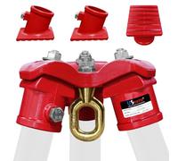 Lifting Tripod Stand 2200 Lbs, Angle-Adjustable Hoist Support Kit with 360° Rotating Ring, Tripod Accessories, Tripod Head & Base Set for Chain Hoist, Lever Hoist, Garage, Warehouse, Construction
