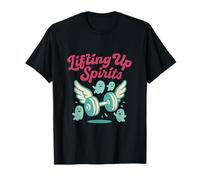 Lifting Up Spirits Christian Gym Workout Gear T-Shirt