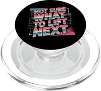 Lifting Workout Funny Gym Quotes Not Sure What To Lift Next PopSockets PopGrip for MagSafe