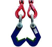 LiftinGear Pipe Lifting Hooks, Capacity Per Pair 6 Tonne with Surface Protection